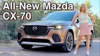 AllNew 2025 Mazda CX70 Review  The 2row version of the CX90 [upl. by Chrissa]