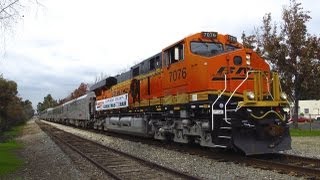 BNSF XMAS Train 121612 [upl. by Orgell]