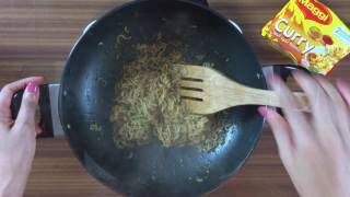 Maggi Curry Noodle Cutlet  Recipes [upl. by Gnad]