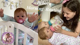 Reborn Morning Routine with a Toddler and Newborn Twins [upl. by Rycca248]