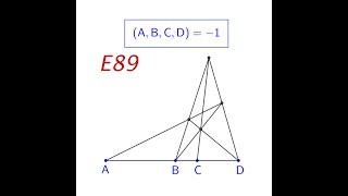 Element 89 The Harmonic Division  Elements in Geometry for Olympiads [upl. by Giorgio]