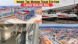 Inside The Mushin Train Station Of The Lagos Redline Rail  Lagos Redline Train Stations [upl. by Orgalim952]