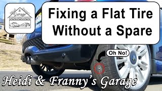 Fixing a Flat Tire Without a Spare  HOW TO DIY [upl. by Rissa340]