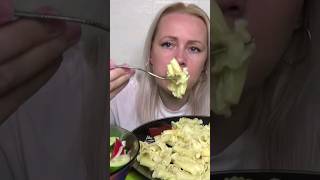 мукбанг макароны с сосисками mukbang мукбангмакароныссосисками мукбанг еда [upl. by Adnohryt]