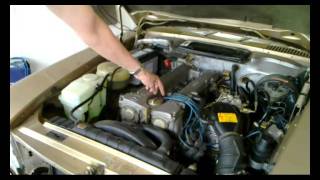 Adjust valve play 12 service Mercedes M110 engine [upl. by Milan]