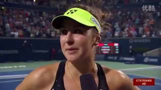 Bencic beats Serena Williams Ezone DR100 [upl. by Orpah]