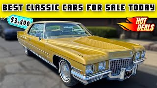 Todays Driver Discount Finds 15 Classic Cars Selling Incredibly Cheap Today [upl. by Pfeifer]