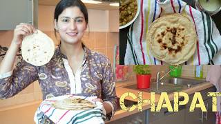 INDISCHES BROT  PFANNEBROT nur mit 3 ZUTATEN  GRUNDREZEPT  Chapati  Roti  indisch Kochen [upl. by Ingaborg]