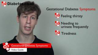 Gestational Diabetes Symptoms  Treatment [upl. by Ynaffad]