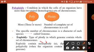 Polyploidy  Applications in Medicinal Plants  Dr Prashant Kumar Desai [upl. by Ycaj]