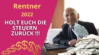 Rentner  so holt ihr eure Steuern zurück [upl. by Gal]