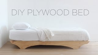 DIY Plywood Bed [upl. by Kresic]