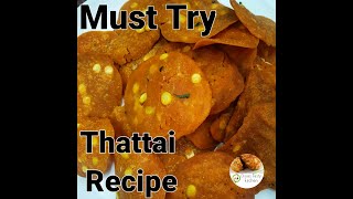 Thattai recipe l Elladai l Diyas Tasty kitchen [upl. by Juana]