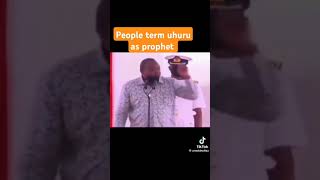 Uhuru kenyatta the prophet trending news parliamentofkenya railaodinga ruto [upl. by Arretahs798]