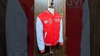 Build your own custom Varsity Letterman jacket varsitybasketball fashion baseballtee [upl. by Ennyroc]