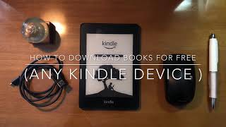 How to download Kindle books for FREE On Kindle Device [upl. by Zoa]