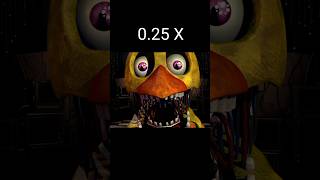 FNaF 2  Withered Chica Jumpscare 025x  2x speed [upl. by Chloette]