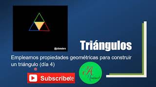 APRENDO EN CASA 2° SECUNDARIA MAT SEMANA 31 DÍA 4 PROPIEDADES GEOMÉTRICAS CONSTRUCCIÓN UN TRIÁNGULO [upl. by Ydneh421]