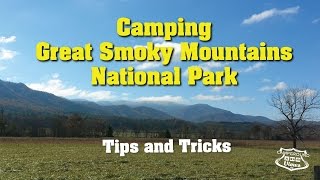 Great Smoky Mountains National Park Camping Campgrounds and RV parks [upl. by Danby]