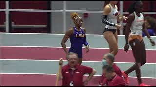 TYSON INVITATIONAL  60M HURDLES WOMEN  ALIA ARMSTRONG LSU 781 [upl. by Montano737]