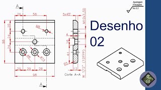 Desenho 02 Técnico Industrial [upl. by Otte]