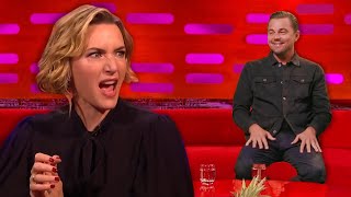 Leonardo DiCaprio Surprises Kate Winslet on The Toonight Show [upl. by Einnoj]