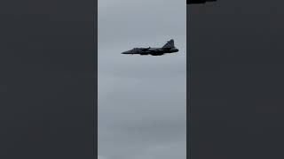 JAS39C Gripen Flyby With Turbine Whine at RIAT23 [upl. by Menis]