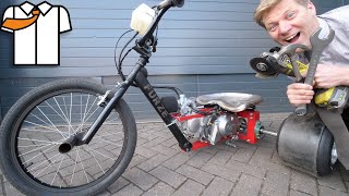 Make a Motorised Drift Trike with Basic Tools [upl. by Dorine202]