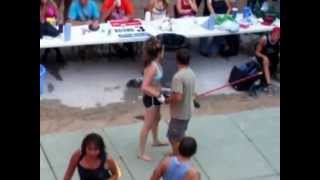 Sturgis chick fight at the Knuckle Saloon Round 2 [upl. by Ettezzil827]