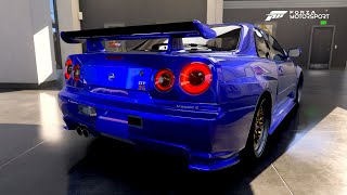 R34 Nissan Skyline GTR VSpec II  Hot Lap at Suzuka Circuit  Forza Motorsport  RTX 4090  4K [upl. by Essam]