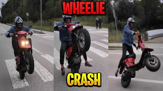 Booster wheelie crash [upl. by Bilbe781]