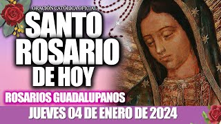 EL SANTO ROSARIO DE HOY JUEVES 04 DE ENERO DE 2024💖MISTERIOS LUMINOSOS♥️SANTO ROSARIO DE HOY [upl. by Annovoj]