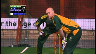 Indoor Cricket Masters World Series 2013 O40 Final Australia vs South Africa Part 1 [upl. by Linus]