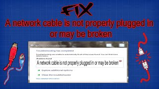 How To Fix A Network Cable Is Not Properly Plugged In Or May Be Broken Detected Error Windows 1087 [upl. by Arek]