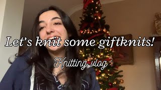 Let’s knit some Christmas gifts Felted slippers gloves Sunday socks  wip update  knitting vlog [upl. by Whitford]