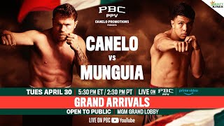 Canelo vs Munguia GRAND ARRIVALS  CaneloMunguia [upl. by Annoyi126]