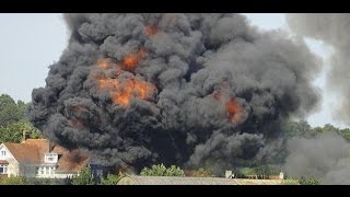 Shoreham air show plane crash  FULL VIDEO West Sussex [upl. by Ydoow174]