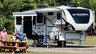 Fifth Wheel  2022 Rear Living Half Ton Towable KZ RV Durango 283RLT [upl. by Wane]