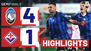 ATALANTAFIORENTINA 41  HIGHLIGHTS  La Dea cruise to final  Coppa Italia Frecciarossa 202324 [upl. by Atled]