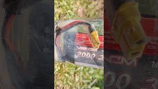 Discharging LiPo battery in salt water hydrogen smoke rc shorts venompowered battery [upl. by Cita]