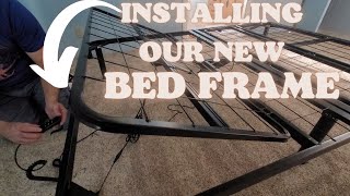 LinenSpa Adjustable Base Bed Frame  Installing REMOTE CONTROLLED BED [upl. by Katharyn]