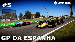 F1 24  MODO CARRERA  F2 RODIN CARLIN  1ª TEMP 5 GP DA ESPANHA ATÉ QUE FIM NOS DEIXARAM CORRER [upl. by Shira119]