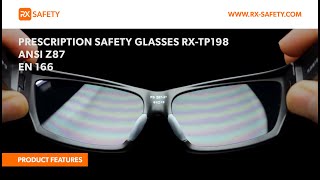 Prescription Safety Glasses RXTP198  ANSI Z87 and EN 166  RX Safety [upl. by Silbahc]