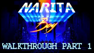 Narita Boy  Walkthrough Part 1  No commentary with chapters  60fps [upl. by Yelnahs]