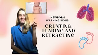 Grunting Flaring and Retracting Common Breathing Problems with Baby [upl. by Flower92]