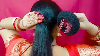 मिनट में बनने वाली स्पेशल Wedding Juda Hairstyle बिल्कुल अनोखा और नया तरीका 🧿 [upl. by Eilrebmik]