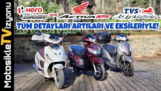 Büyük Kapışma  Honda Activa  125 Hero Dash 125  Tvs Jüpiter 125  Motosiklet Vizyonu [upl. by Rozina]