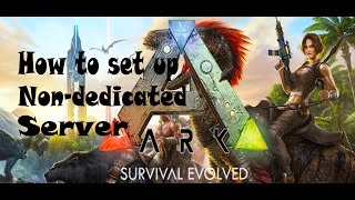 Ark survival evolved  how to host a non dedicated server on Playstation 4  100 work [upl. by Nel]