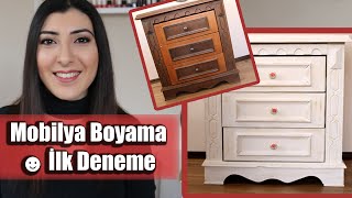 Mobilya Boyama  İlk Deneme [upl. by Uzziel]