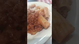 Rigatoni al ragù di carnebuon appetito 😋 e buona domenica a tutti voi 🪄💖✨ [upl. by Shields]